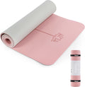 Yoga Mat Extra Thick 1/3'' & 2/5" Non Slip Yoga Mats for Women Eco Friendly TPE Fitness Exercise Mat with Carrying Sling & Storage Bag